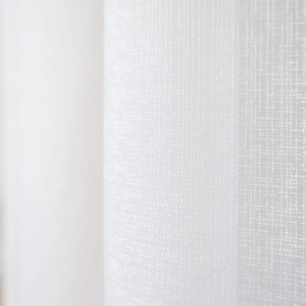 Firana klasyczna wycięta w łuk z koralikami woal sable 272 – Firany – zdjęcie 2