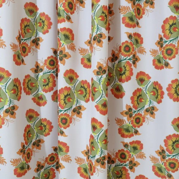 Zasłona w stylu ludowym kwiatki 313 – Zasłony – zdjęcie 1