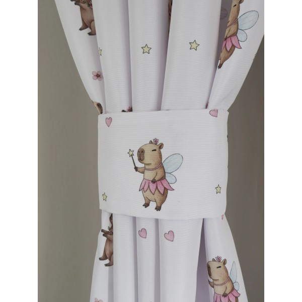 Zasłona do pokoju dziecka w kapibary 349 – Zasłony – zdjęcie 5