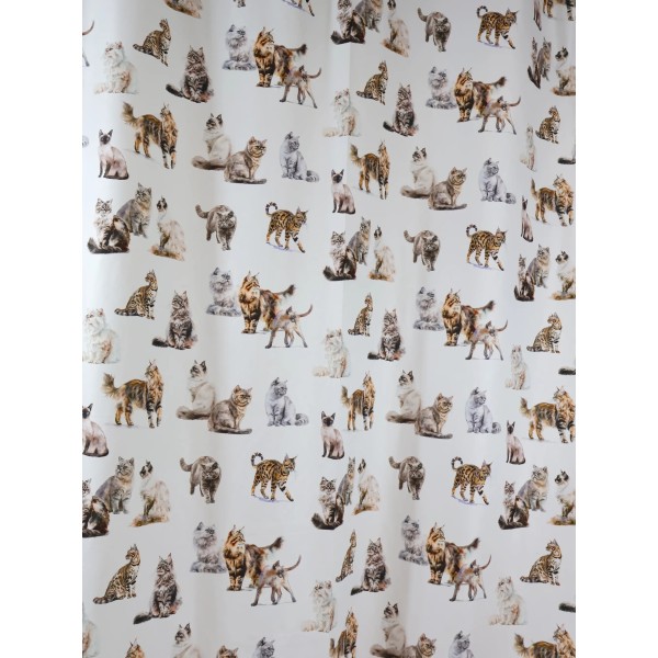 Zasłona w koty – realistyczny wzór dekoracyjny 350 – Zasłony – zdjęcie 4