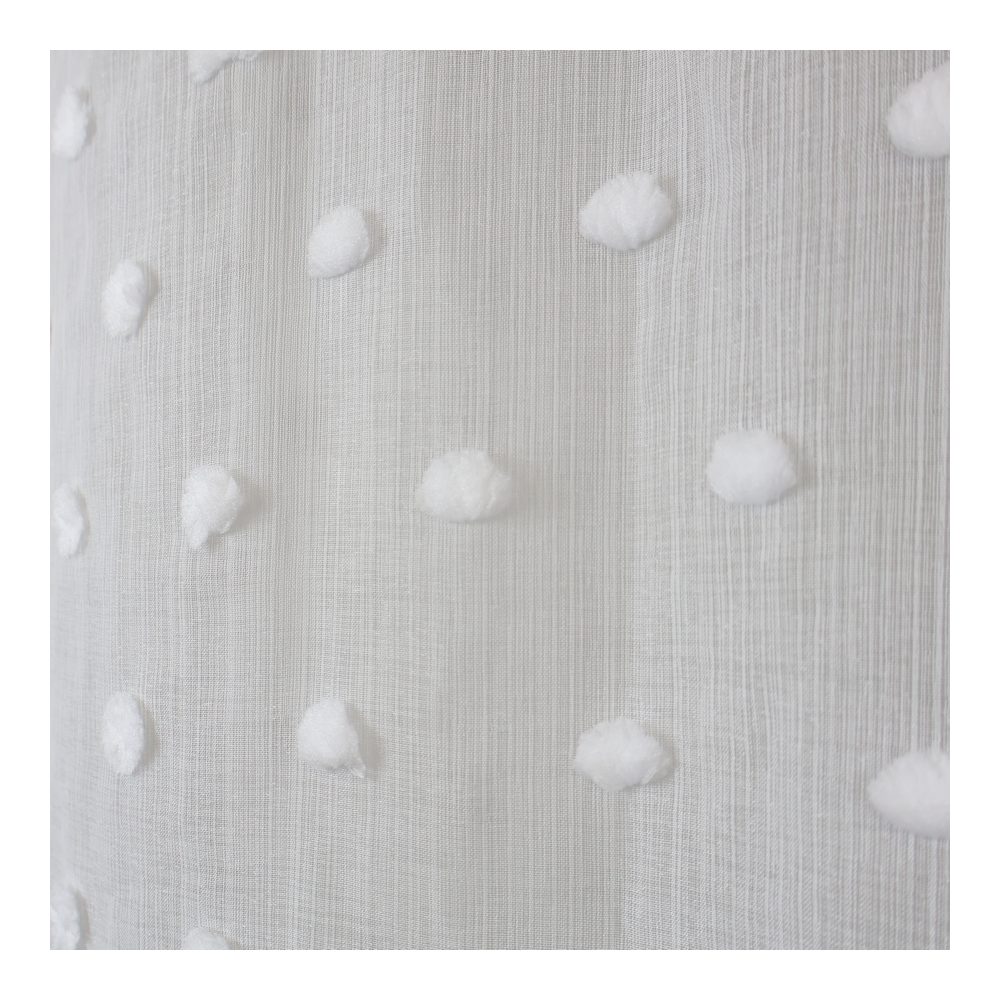 Zasłona biała bąbelki naturalny wygląd 170 Altisidora Firany Orzesze - 1