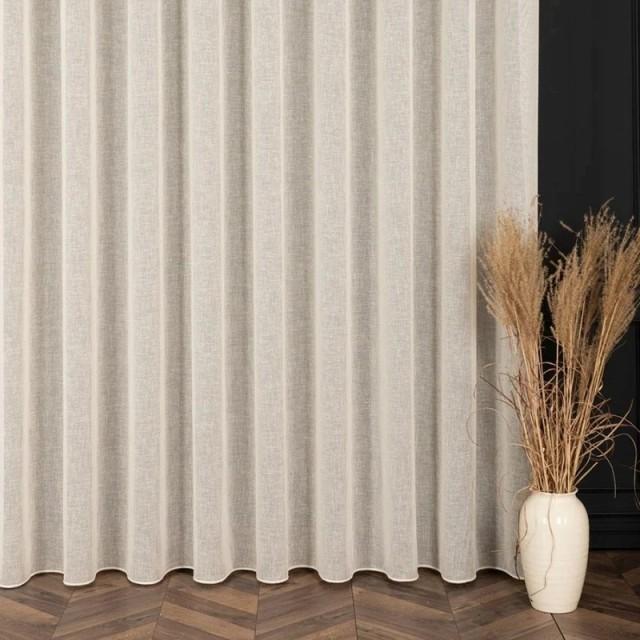 Tkanina firana w kolorze kremowym 048 – Na metry – zdjęcie 1