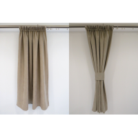 Zasłona jasny brąz efekt zamszu 174 – Zasłony – zdjęcie 2