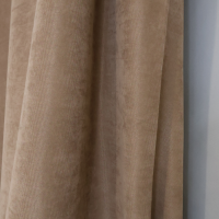 Zasłona jasny brąz efekt zamszu 174 – Zasłony – zdjęcie 3