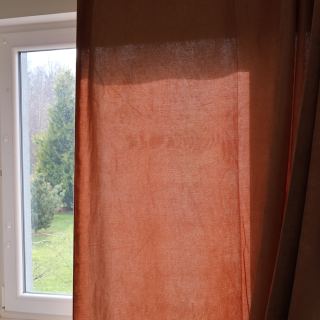 Zasłona jasny brąz efekt zamszu 174 – Zasłony – zdjęcie 4