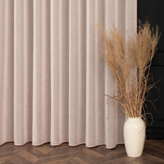 Tkanina firana w kolorze różowym 047 – Na metry – zdjęcie 1