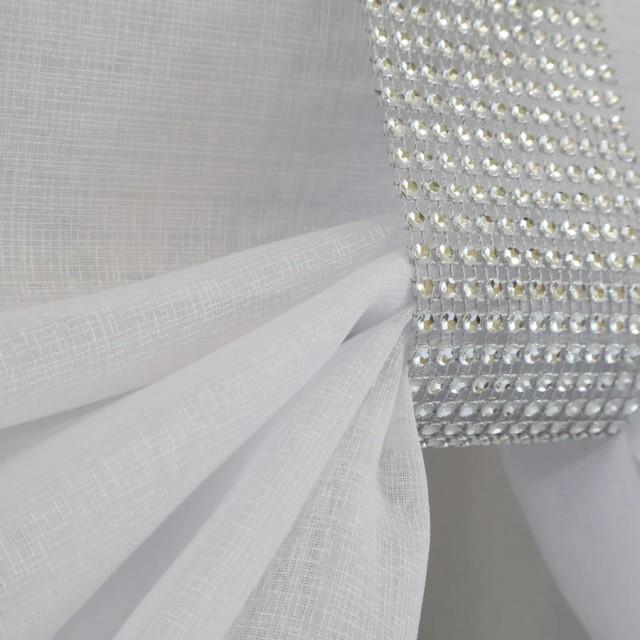 Firana panelowa z upięciem srebrne cyrkonie 187 – Firany – zdjęcie 2