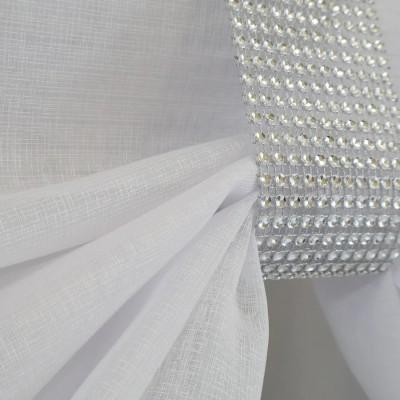 Firana panelowa z upięciem srebrne cyrkonie 187 – Firany – zdjęcie 2