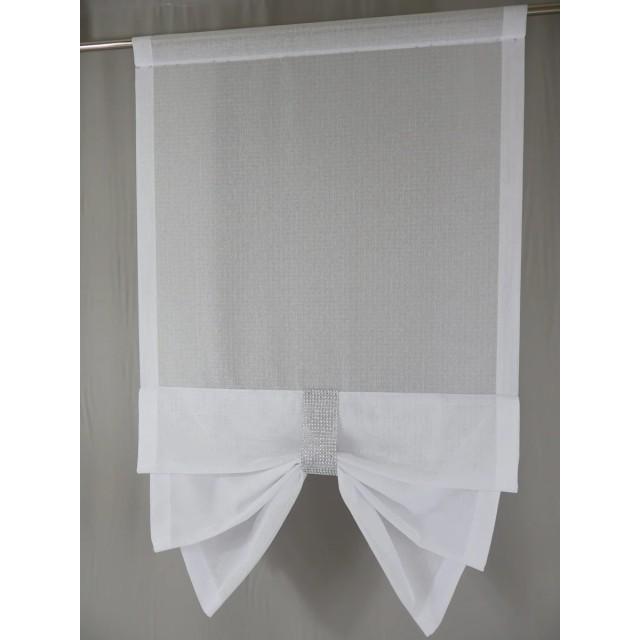 Firana panelowa z upięciem srebrne cyrkonie 187 – Firany – zdjęcie 4