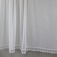 Firana zazdrostka do kuchni z koronką haftowaną 188 – Do kuchni – zdjęcie 1