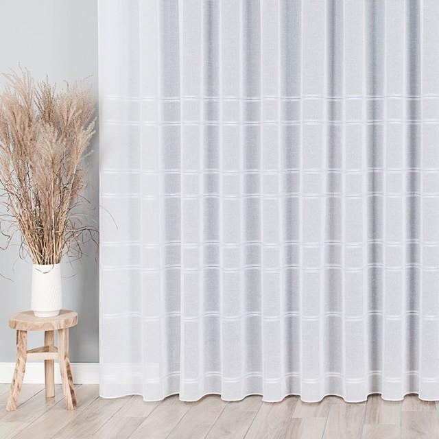Prosta fantazyjna firana wzór pasowy 192 – Firany – zdjęcie 1