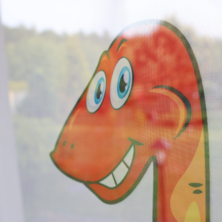 Firana dziecięca dinozaury 194 – Firany – zdjęcie 2