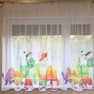 Firana dziecięca dinozaury 194 – Firany – zdjęcie 3