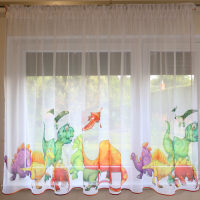 Firana dziecięca dinozaury 194 – Firany – zdjęcie 3