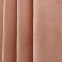 Zasłona kolor brzoskwiniowy efekt zamszu 196 – Zasłony – zdjęcie 1