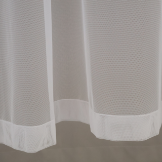 Prosta firana z białego tiulu siateczka 197 – Firany – zdjęcie 4