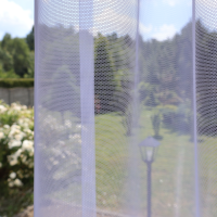 Prosta firana z białego tiulu siateczka 197 – Firany – zdjęcie 2