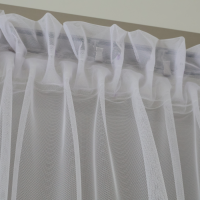 Prosta firana z białego tiulu siateczka 197 – Firany – zdjęcie 5