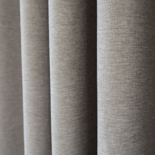 Zasłona szaro beżowa na przelotkach 198 – Zasłony – zdjęcie 1