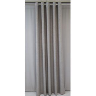 Zasłona szaro beżowa na przelotkach 198 – Zasłony – zdjęcie 4