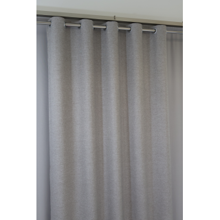 Zasłona szaro beżowa na przelotkach 198 – Zasłony – zdjęcie 5