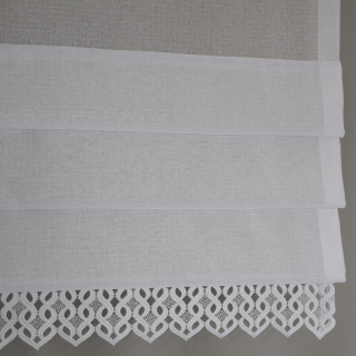 Firana panelowa z połyskującą gipiurą 204 – Firany – zdjęcie 1