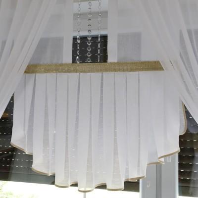 Komplet 2+1 Panel z firanami cyrkonie girlanda 208 – Firany – zdjęcie 3