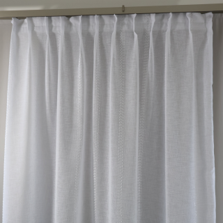 Firana o naturalnym wyglądzie pionowe paseczki 214 – Firany – zdjęcie 2