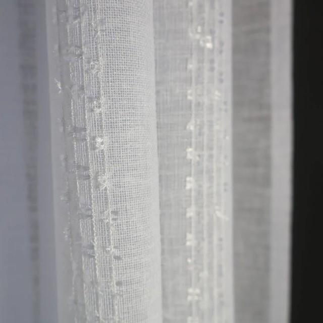 Firana o naturalnym wyglądzie pionowe paseczki 214 – Firany – zdjęcie 1