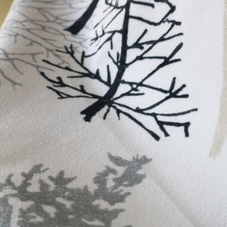 Zasłona drzewa efekt zamszu 216 – Zasłony – zdjęcie 2