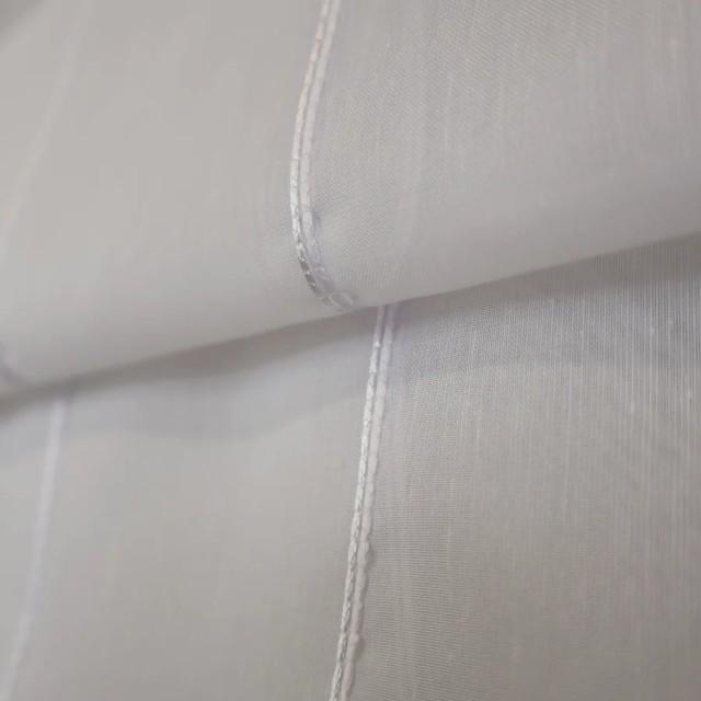 Firana panelowa z koralikami biała pionowe paseczki 219 – Firany – zdjęcie 4