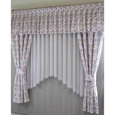 Firana lambrekin różyczki 229 – Firany – zdjęcie 4