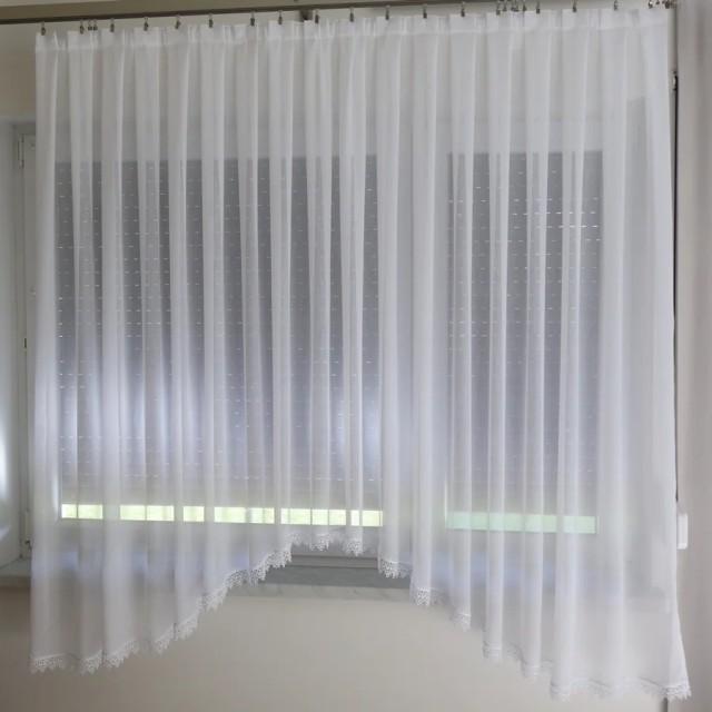 Firana wycięta w łuk z gipiurą 236 – Firany – zdjęcie 5