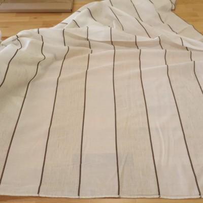 Tkanina w pasy beż krem brąz 237 – Na metry – zdjęcie 3