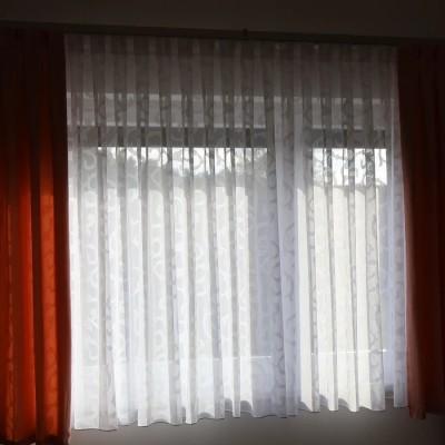 Firana esy floresy biała 249 – Firany – zdjęcie 3