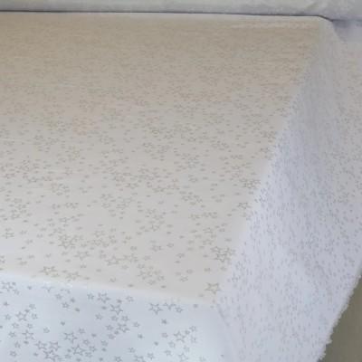 Tkanina obrusowa świąteczna plamoodporna gwiazdki 254 – Na metry – zdjęcie 2