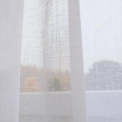 Prosta firana z bawełnianą koronką naturalna 261 – Firany – zdjęcie 3