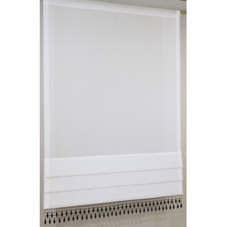 Firana panel roletka z czarnymi koralikami 264 – Firany – zdjęcie 3
