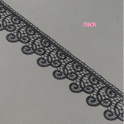 Firana panelowa z czarną gipiurą 083 – Firany – zdjęcie 6