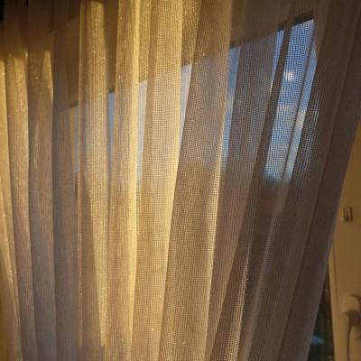 Firana z opaską cukierek połyskująca siateczka 265 – Firany – zdjęcie 4