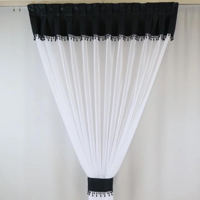 Firana z opaską cukierek połyskująca siateczka 265 – Firany – zdjęcie 1