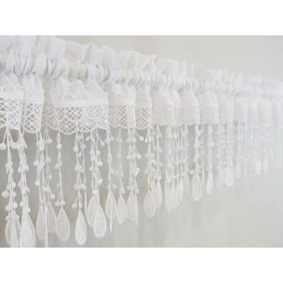 Firana komplet kuchenny z gipiurą 269 – Do kuchni – zdjęcie 2