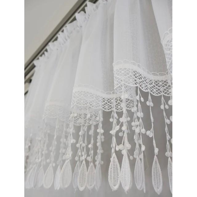 Firana komplet kuchenny z gipiurą 269 – Do kuchni – zdjęcie 3