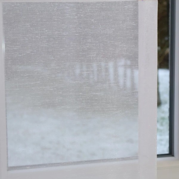 Firana panelowa biały batyst z koralikami 274 – Firany – zdjęcie 2