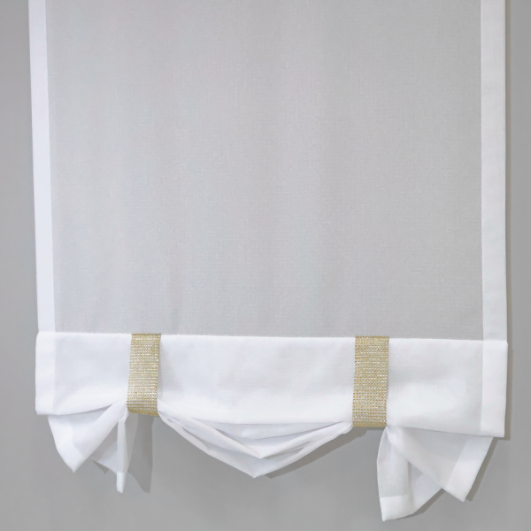 Firana panelowa roletka z upięciem złoty 275 – Firany – zdjęcie 1