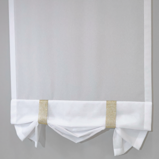 Firana panelowa roletka z upięciem złoty 275 – Firany – zdjęcie 1