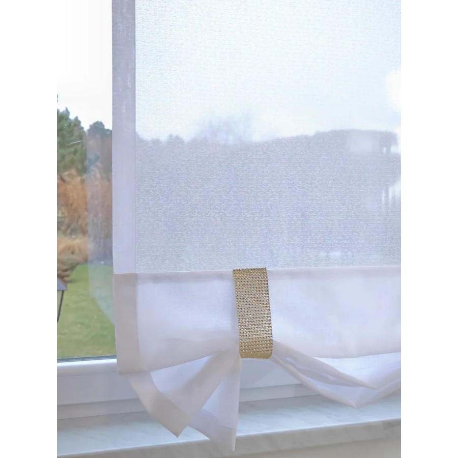 Firana panelowa roletka z upięciem złoty 275 – Firany – zdjęcie 3