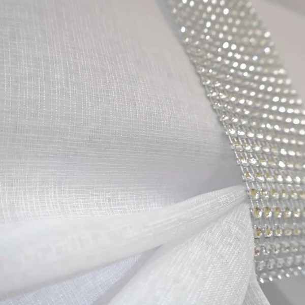 Firana panelowa roletka z upięciem srebrny 276 – Firany – zdjęcie 3