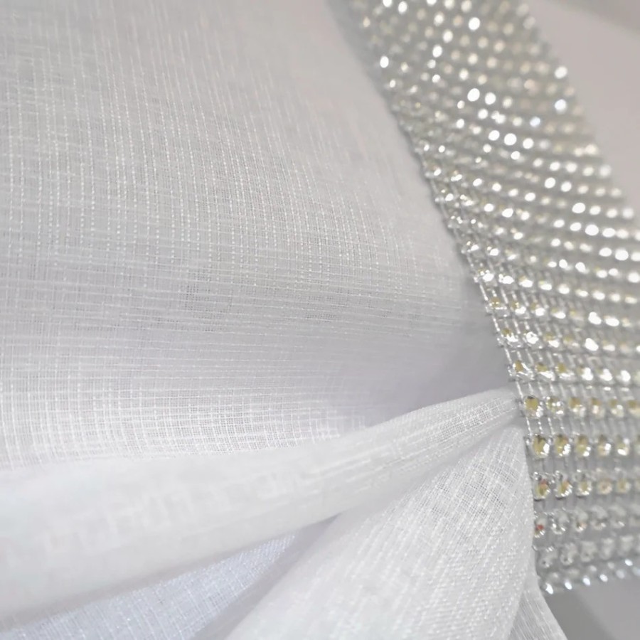 Firana panelowa roletka z upięciem srebrny 276 – Firany – zdjęcie 3