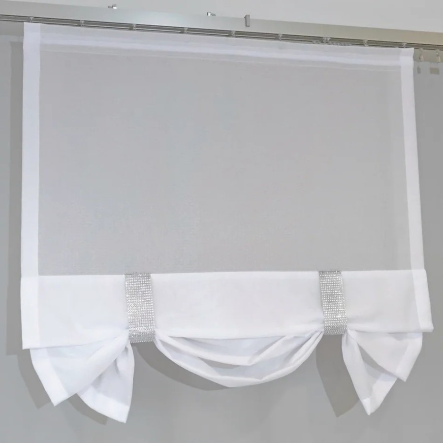 Firana panelowa roletka z upięciem srebrny 276 – Firany – zdjęcie 4